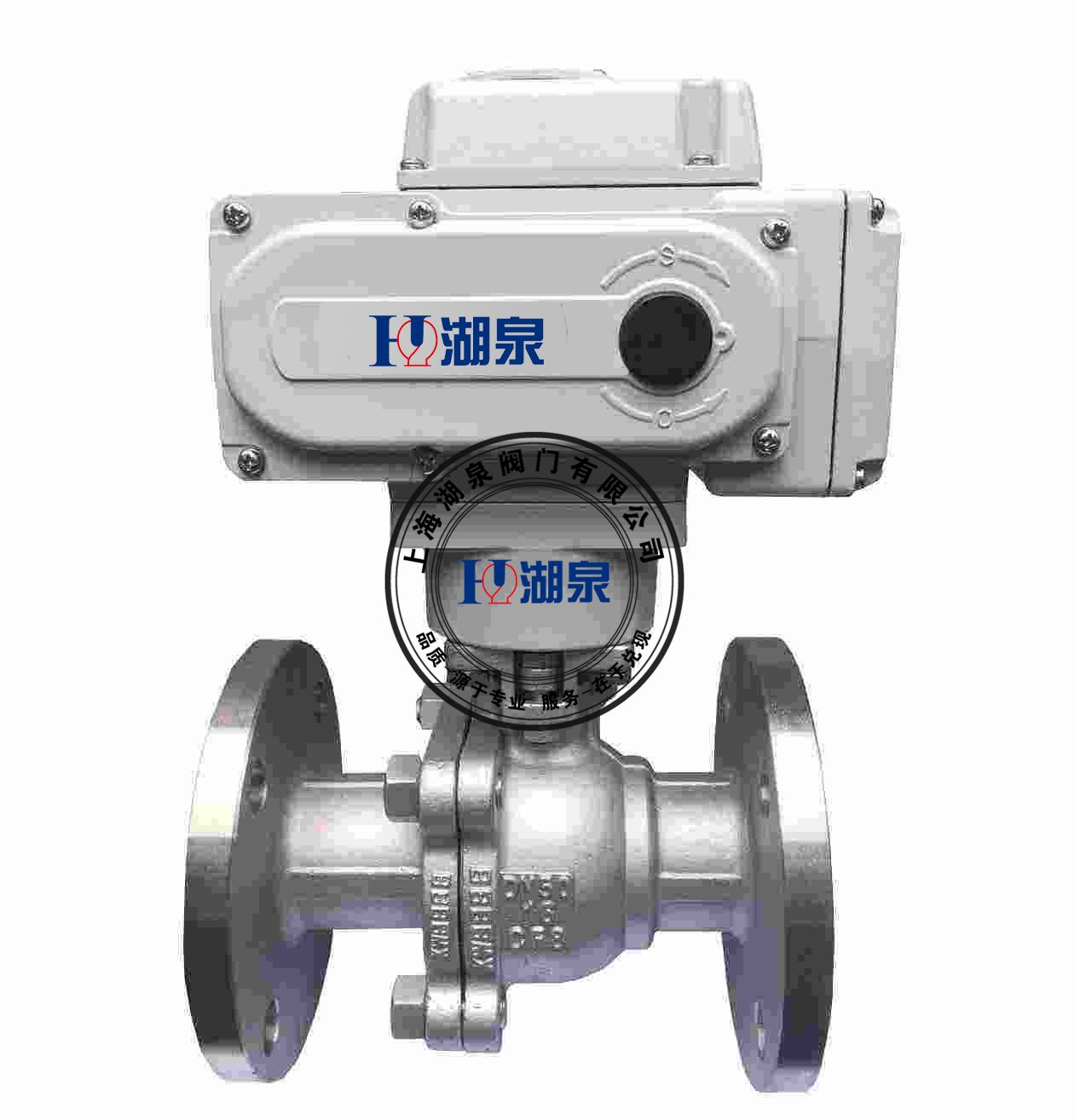 对夹电动球阀